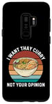Coque pour Galaxy S9+ Rétro Je veux du curry thaï Pas votre avis Curry thaïlandais vintage
