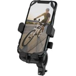 KIWIHOME Bike Phone Mount, 360° Rotation Universal Motorcycle Phone Mount Holder Compatible with iPhone 11 Pro Max X XR XS MAX, Samsung Galaxy S10/S10e, Fits Devices 4.7" to 6.5"