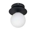 Art Deco 24 Vegg-/Taklampe IP44 Black/White - Globen Lighting