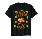 Hello fall, pumpkin season, Autumn Vibes Happy Fall Autumn T-Shirt