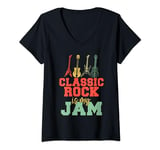 Classic Rock is my Jam Classic Rock V-Neck T-Shirt