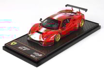 1:43 BBR Ferrari 488 Gt Modificata 2020 Rosso Corsa 322 Red BBRC255B