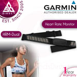Garmin HRM-Dual│Running & Cycling Heart Rate Monitor Chest Strap│ANT+│Bluetooth