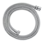 GROHE VitalioFlex Metal Long-Life TwistStop - Shower Hose 1.5 m (Tensile Strength 50 kg, Pressure Resistance Up to 16 Bar, Heat Resistance 75°C, Universal Connection G 1/2" x 1/2"), Chrome, 22101000