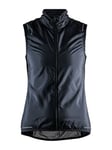 Craft Essence Light Wind Vest sykkelvest dame Black 1908793-999000 S 2022