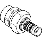 26 mm x 3/4&quot; Union med uttag RG Mepla