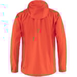 Fjällräven Womens High Coast Wind Hoodie (Orange (FLAME ORANGE/214) Small)