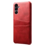 tectTech Samsung Galaxy A16 Snyggt skal med 2 kortfack, Röd
