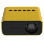 Vidéoprojecteur LED HD 1080P Portable 80 Lumens Home Cinema Avec Télécommande Jaune YONIS