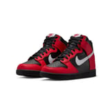 Nike Dunk High GS "Deadpool" Leather Trainers DB2179-003 Black Red White UK 5.5