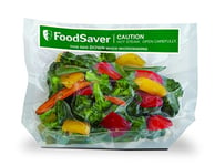 FoodSaver sacs sous vide alimentaire spécial congélation et vapeur pour machine mise sous vide, pour machine sous vide Foodsaver, 950ml (21cm x 24cm), lot de 16 [FVB002X]