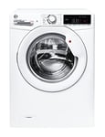 Hoover H-Wash 300 H3D4852DE Freestanding Washer Dryer, Sensor Dry, 8 kg/5 kg Load, 1400 rpm, White