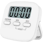 Kitchen Timer, Digital Kitchen Timer Magnetic Countdown Stopwatch Timer With Loud Alarm, Big Digit, Back Stand