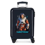 Disney Lightyear Cabin Suitcase Blue 38x55x20cm Rigid ABS Combination Lock Side 34L 2kg 4 Double Wheels