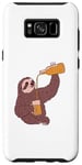 Galaxy S8+ Sloth throwing back the beers to no end Case