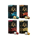L’OR Origins Espresso Coffee Variety Bundle – Nespresso®* Alluminium Capsules - 8 Packs of 10 pods (80 Servings)