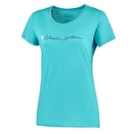 Columbia T-Shirt à Manches Courtes pour Femme avec Logo CSC Script XS Miami