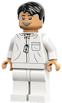 LEGO Jurassic Park Minifigure jw112 Dr. Henry Wu - White Lab Uniform (76961)