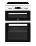 Beko 60cm Double Oven Ceramic with Programmable Timer