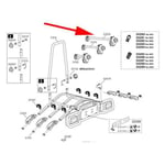 Thule Euroride 943 Bike Arm 25.4 Mm Long 51309 Spare Part Svart 25.4 mm