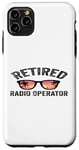 Coque pour iPhone 11 Pro Max Régime de retraite Opérateur radio à la retraite Retraité