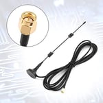 CamKpell Sma-Male 2.4Ghz 3Dbi 100 Mhz Wireless Wifi Wlan 5 X Range Booster Antenna Extender + Base Connectors & Terminals Rf - Black