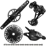 SRAM NX Eagle 12 Speed Boost Groupset (DUB) - Black