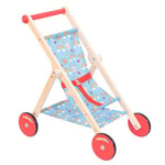 Cocomelon 364C Wooden Stroller, Dolls Pram, Pretend Play, FSC Certified, Age 18 Months+