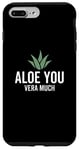 Coque pour iPhone 7 Plus/8 Plus Aloe You Vera, plante très amusante, couple pour la Saint-Valentin
