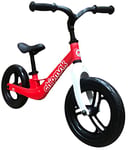 RoyalBaby Chipmunk kids boys girls balance bike, training bike. Magnesium frame,lightweight, 2 wheel style, 5 colour available. Age 2-5 (Red, Air filled rubber tyre)