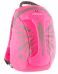 LittleLife High Visibility Toddler or Children's Backpack With Parent Handle Ideal for Learning to Scoot or Ride Bike, Hi-vis Pink