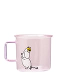 Moomin Glass Mug Snorkmaiden Pink Moomin