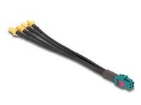 Delock - Antennekabel - mini FAKRA Z connector quad (hann) til SMA B type (hann) - 20 cm - blå, RAL 5021