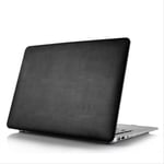 Convient pour Apple Laptop Protective Case MacBook Protective Case 14 Pouces Computer Protective Case PU Leather Case - Litchi Pattern Black - (Hollow Hollow) 2021pro16(A2485/A2780)