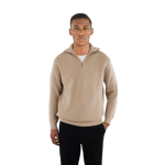 Ciszere Reuben Knitted Half Zip Beige
