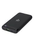 Deltaco power bank 10 000 mAh Qi 10 W USB-C PD