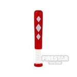 LEGO - Baseball Bat - Harley Quinn Red with Diamonds