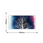 Large Mousepad 600 * 300Mm Locking Edge Large Oil Art Painting Gaming Keyboard Computer Mousepad Anime Notebook Tablet Mouse Pad Desk Cushion Mat 18