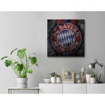 Tavla / Canvastavla - Fc Bayern München Canvas 15x15 Cm