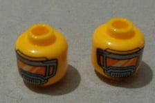 Lego - 6288606 Minifigure head  x2 **