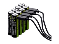 Verico LoopEnergy USB-C uppladdningsbart AA-batteri litium 1700 mAh 1,5 V 8 st