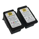 PG545XL Black & CL546XL Colour Ink Cartridge For Canon PIXMA iP2850