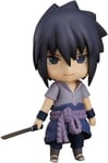 GOODSMILE Naruto Shippuden-Sasuke Uchiha Figurine Nendoroid 10 cm REPROD, Noir, estándar, Schwarz, Estándar