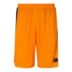 Kappa CALUSO Short de Basket-Ball Homme, Orange, FR : Taille Unique (Taille Fabricant : 8Y)