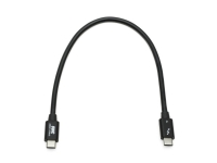 OWC Thunderbolt 4/USB-C-kabel 0,3 m svart - Kabel - Digital/Data ( OWCCBLTB4C0.3M )