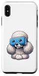 Coque pour iPhone XS Max Casque de réalité virtuelle avec motif caniche mignon