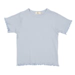 Copenhagen Colors Summer Pointelle T-Shirt Dusty Blue | Blå | 80 cm