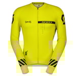 SCOTT RC Pro Långärmad Jersey Gul - Storlek Medium