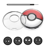 Shockproof Poke Ball Shell PC Crystal Back Cover for Pokémon Go Plus+ Game