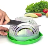 Bahob® Salad Maker Bowl Cutter Slicer Multifunction Salad Cutter Bowl in 60 Seconds Make Your Salad (Green)
